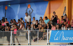 Les supporters lors du passage des minimes honneur