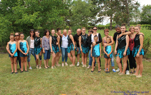 Les accompagnateurs/parents et leur enfants/twirlers