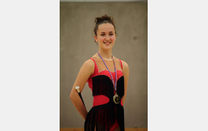 Camille, vice championne départementale junior 1 honneur