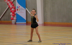 Léane Minime honneur, championne départementale