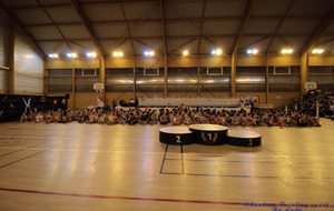 Palmarès du samedi soir. Ensemble des twirlers ayant participé à la compétition.